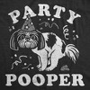 Mens Funny T Shirts party bummer Dog Sarcastic Graphic Novelty Tee for Men - Crazy Dog Men's T Shirt For Dog Lovers - 2 of 4