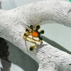 SOHI Women's Gold Sun Finger Ring - 2 of 3