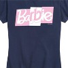 Women's - Barbie - Pink and White Logo Short Sleeve Graphic T-Shirt - image 2 of 4