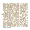 Royal Hampton Wood Wall Plaque Can Be Placed Anywhere Set Of 3 - 4 of 4