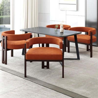Vatros Modern Accent Chair Teddy Upholstered Armchair