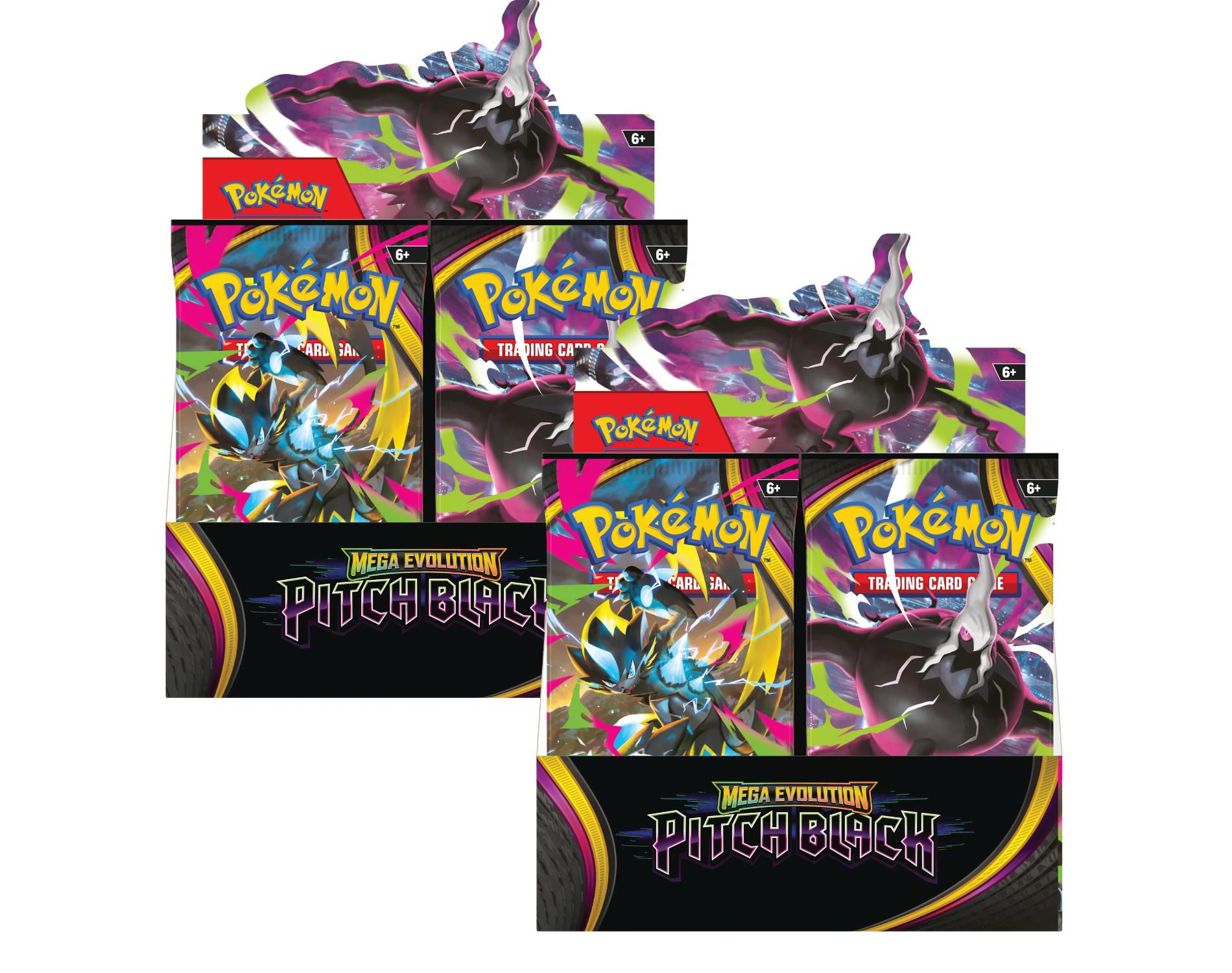 Pokemon ME5 Mega Evolution Pitch Black Booster Boxes (2-Pack)