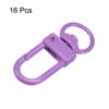 Unique Bargains DIY Craft Key Organization Lobster Claw Lanyard Swivel Clasps 1.3" x 0.51" 16 Pcs - 3 of 4