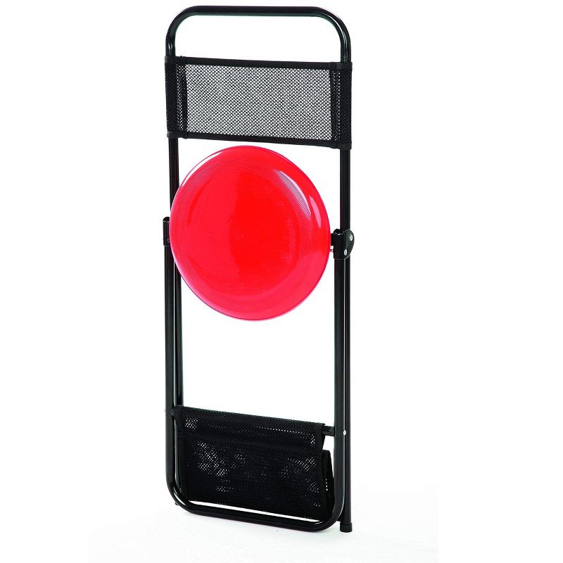 Slam Dunk 2 in 1 Mini Basketball with Hoop, Frisbee Game Set with Dual Functional Chair, 4 of 6