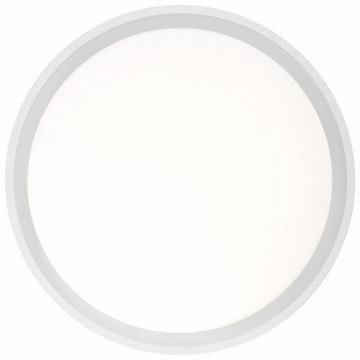 Lucia White Acrylic Lens 40W LED Transitional Flush Mount