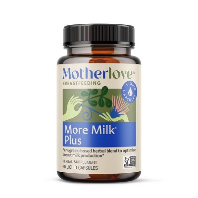 Motherlove More Milk Plus Vegan Capsules - 60ct Non-GMO Capsules