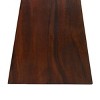 Contemporary Wood Accent Table Brown - Olivia & May: Sturdy Pyramid Base, No Assembly Required - 4 of 4