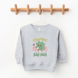 The Juniper Shop Shamrock And Roll Toddler Graphic Sweatshirt - 1 of 3