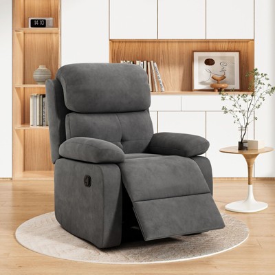 PAGED No Tools Assembly Sofa Chair,3-Position Recliner Chair with Padded Cushion,330lbs Capacity Recliner Sofa for Living Room,Apartment