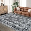 Washable Rug for Living Room Vintage Traditional Area Rugs for Bedroom Soft Non Slip Thin Stain Resistant Carpet Indoor - 2 of 4