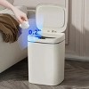 16L Smart Trash Can with Motion Sensor Lid ¨C Touchless Automatic Garbage Bin, Sealed Odor Control, Hands-Free Operation, Stylish and Durable Design - 4 of 4