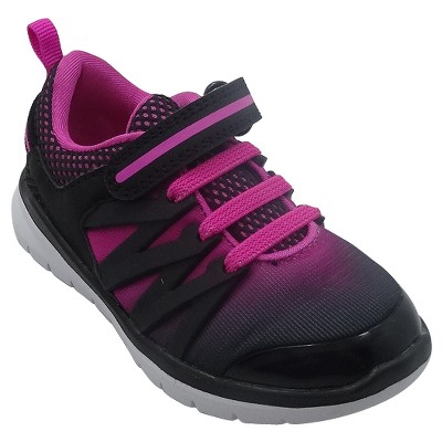 girls black athletic shoes