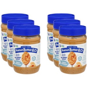 Peanut Butter & Co Simply Crunchy Peanut Butter - Case of 6 - 13 oz - 1 of 2
