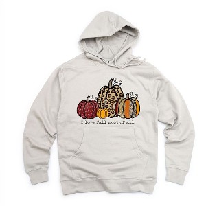 Simply Sage Market Women's Graphic Hoodie I Love Fall Most Of All Pumpkins - 1 of 3