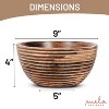 Mela Artisans Darma Valley Bowl Medium in Medium Burnt - 3 of 4