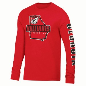 NCAA Georgia Bulldogs Men's Long Sleeve T-Shirt - 1 of 3