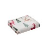 Kate Aurora Christmas Tis' The Season Trees & Reindeer Ultra Soft & Plush Accent Throw Blanket - 50" x 60" - 2 of 3