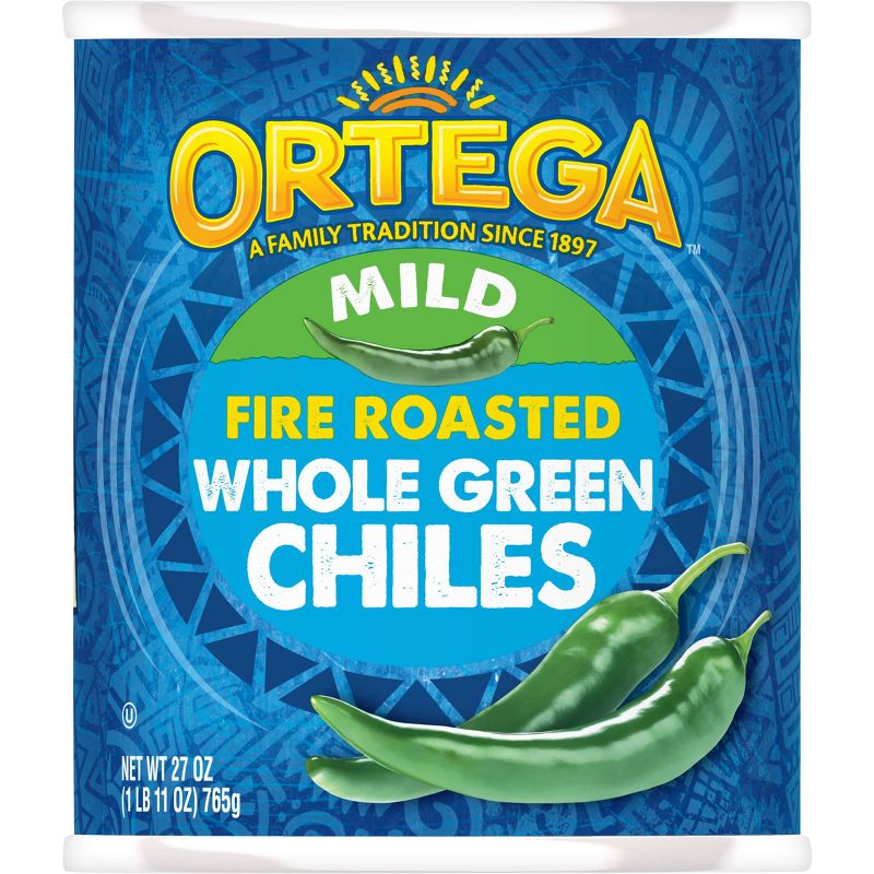 Ortega Whole Green Fire Roasted Chiles 27oz, 5 of 8