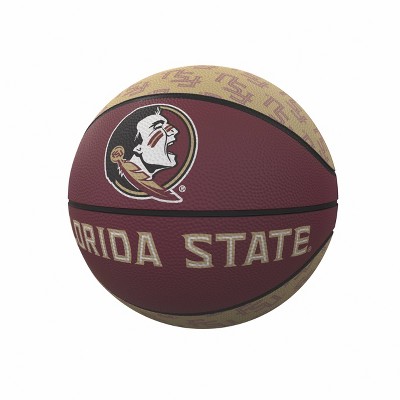 NCAA Florida State Seminoles Repeating Logo Mini-Size Rubber Basketball