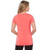 Rekucci Short Sleeve Scoop Neck Stretch T-Shirt for Women - 3 of 3