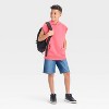 Boys' Baggy Jean Shorts - art class™ Medium Wash - 3 of 3