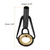 Unique Bargains Stainless Steel Ring Guide Fishing Rod Tip Repair Kits 3 Pcs - 2 of 4