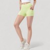 Anna-Kaci Active Women's High Waist Workout Shorts with Side Pockets and Seam-Contoured Fit for Flexible Movement - 2 of 4