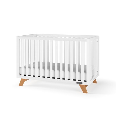 Child Craft SOHO 4-in-1 Convertible Crib, Converts to Day Bed, Toddler Bed and Full Size Bed, 3 Adjustable Mattress Positions, Baby Safe Finish