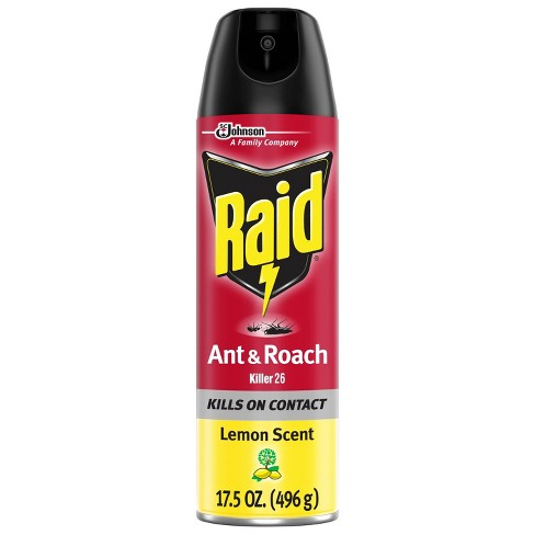 Raid Ant And Roach Killer Lemon Scent - 17.5oz : Target