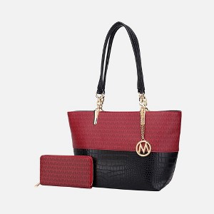 MKF Collection Sasha Tote Women’s Vegan Leather Spacious Interior Handbag by Mia K - 1 of 4