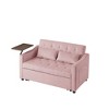 NicBex Velvet Loveseat Sofa Comfy 3-in-1 Convertible Sofa Bed,Modern Sleeper Couch Pull Out Bed with Adjustable Backrest and Pillows for Living Room - 4 of 4