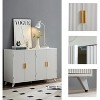 NicBex Accent Buffet Cabinet with Storage Modern Sideboard Cabinet Console Table with Wavy Texture for Living Room, Kitchen - 4 of 4
