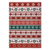 Modern Christmas Area Rug, Christmas Sign Romantic Door Mat with Non Slip Backing, Low Pile Stain Resistant Floor Carpet for Living Room - 3 of 4