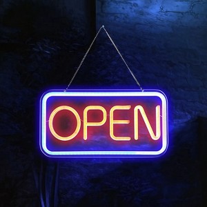 Hachikiko "OPEN" LED Neon Sign - 1 of 4
