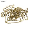 Unique Bargains Metal Decorative DIY Women's Clothing Dress 3 Holes Sewing Brooch Pins 20 Pcs - 3 of 4