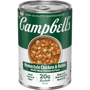 Campbell's Homestyle Chicken and Rotini Soup - 16.1oz : Target