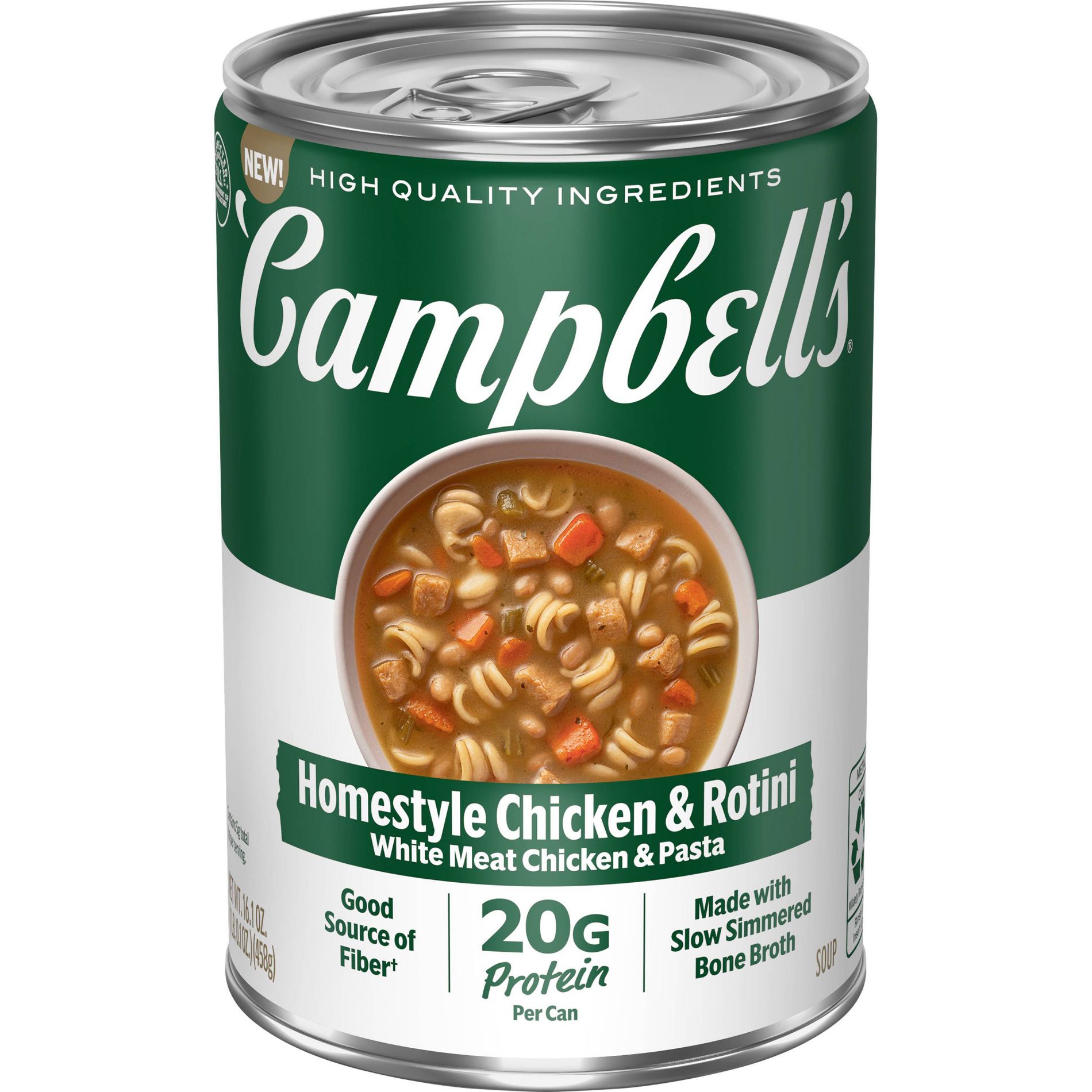 Campbell's Homestyle Chicken and Rotini Soup - 16.1oz