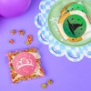Big Dot of Happiness Pink & Green Witch Stickers and Clear Cookie Bags, Cellophane Treat Bags 4.25x7 Inches, Birthday or Halloween Favor Gifts - 25 Ct - 3 of 4