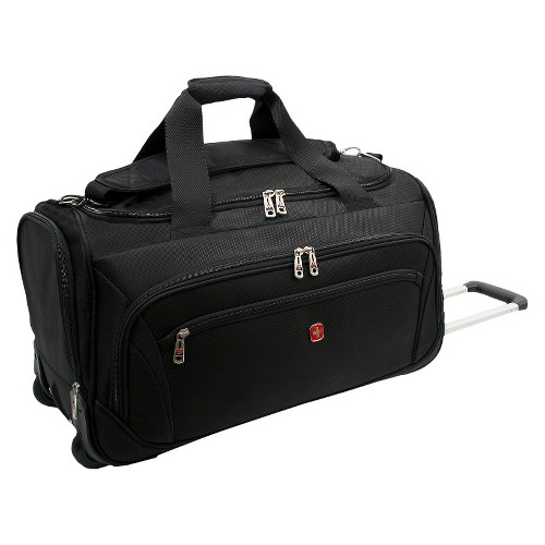 'SWISSGEAR Zurich 22'' Wheeled Duffel Bag - Black', by SWISSGEAR