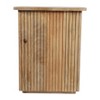 End Table with Square Ribbed Design for Small Spaces - Night Stand, Accent Furniture with Side Table Use - Bedroom, Living Room, with a Modern Look - 4 of 4