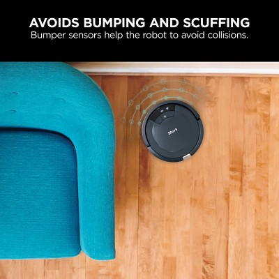 Dark Blue Cordless Robotic Vacuum with Smart Control