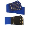 INSPIRE CHIC Women's Elastic Gold Tone Rivet Chains Front High Waist Belt Cinch - 4 of 4