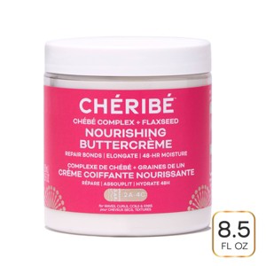 Cheribe Flexible Styling Buttercreme with Chebe Complex + Flaxseed Hair - Lightweight Moisturizing + Styling - 8.5 fl oz - 1 of 4