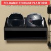 Metal Helmet Storage Cabinet, Wall-Mounted Dual Aluminum Helmet Bay Shelf Holder, Storage Cabinet Organizer for Shop, Garage, Warehouse, Basement - 4 of 4