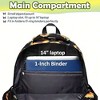 HTUTWOO Primary Middle School Book Bags For Teens Kindergarten,  Waterproof Lightweight Durable,17 Inch Water Resistant Travel Back to School Backpack - 3 of 4