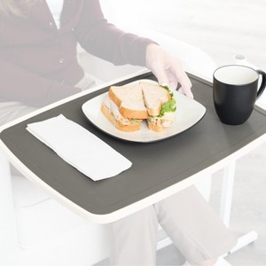 Stander Ant-Slip Mat, Large Silicone Sheet and Placemat for Crafts, TV Tray Tables, Gray - 1 of 4