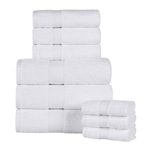 Organic Cotton Medium Weight Solid Towel Set by Blue Nile Mills - 1 of 4