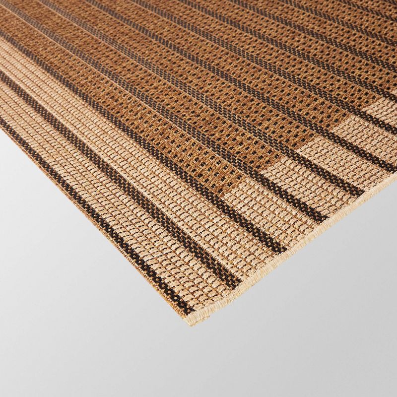 Hickory Square Outdoor Rug Tan - Threshold™, 5 of 6