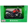 Suzuki V-Strom 1000 Red and Black with Plastic Display Stand 1/12 Diecast Motorcycle Model by Maisto - 3 of 3