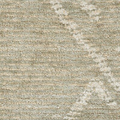 Green Ivory Hand-Tufted Geometric Diamond Area Rug 3'9" x 5'9"